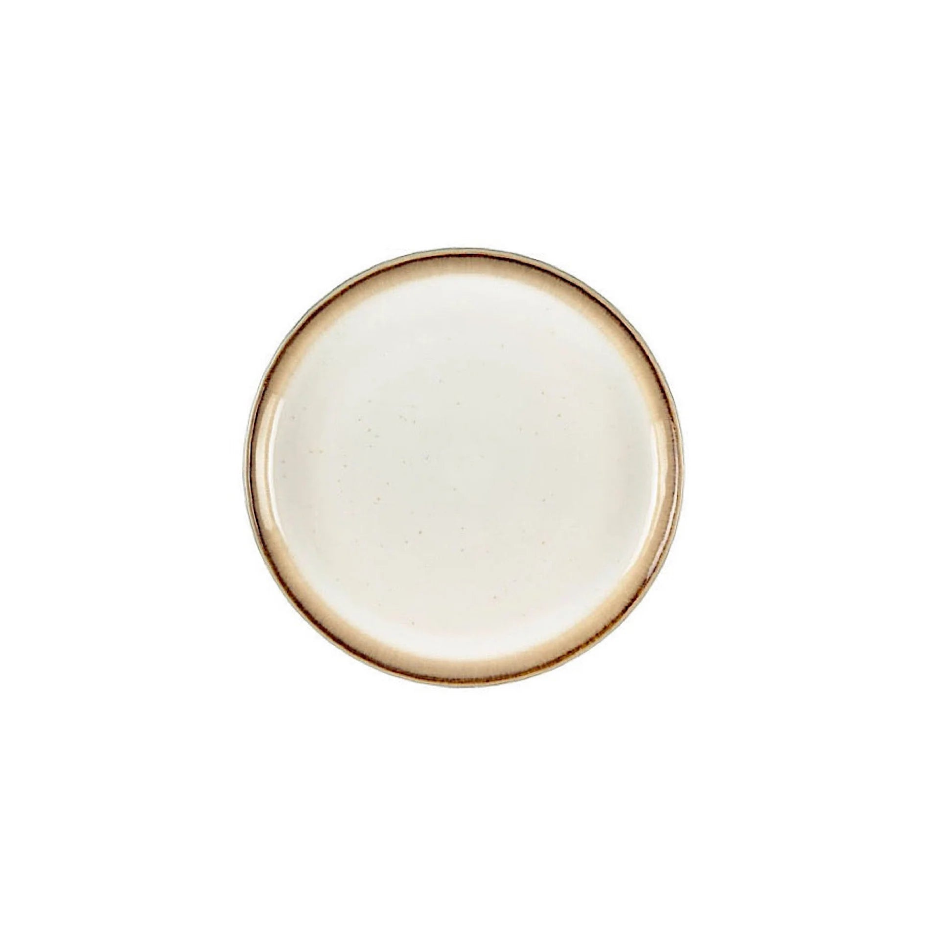 Bitz Living Stoneware Gastro Plate 17cm Grey, Cream